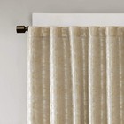 Sunsmart Cassius Jacquard Blackout Curtain For Bedroom  Luxury Gold Single Windo