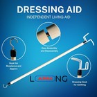 Dressing Stick Reaching Aid Elderly Disabled Limited Mobility Pants Shoes Socks