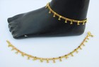 Indian Gold Plated Payal Foot Designer Chain Anklet Set Ethnic Fashion Jewelry