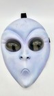 Vintage Alien Halloween Face Mask Blue Painted Extraterrestrial Area 51 Ufo