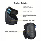 Work Construction Knee Pads Safety Leg Protector Adjustable Comfort Professional
