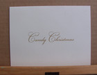 Candy Christmas   Signed Thank You Note   Gospel Singer And Philanthropist
