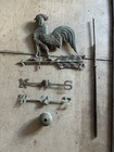 46    Tall Large Handcrafted 3dimensional Rooster Weathervane Copper Patina Finish