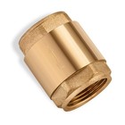 Brass 3 4  Npt Spring Check Valve     One-way Backflow 0 75 Inch 
