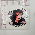 Vintage 90s Sailor Jerry Poison Pinup Kiss Cut Sticker Nos Tattoo Flash Decal