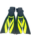 Tusa Xpert Zoom Split Fin Open Adjust Heel Scuba Fins Flippers M-ml Yellow Black