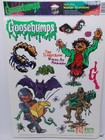 Lot Of 2 Vintage 1996 Goosebumps Halloween Window Clings Usa Slappy Mud Monster