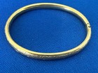 Vintage 14k Gf Baby Child Bangle Bracelet 7gms