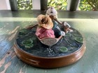 Retired  New  Wee Forest Folk  forget Me Knot  Mouse Figurine Pm-6 Cream Boat 