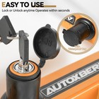 Universal Anti Theft Device Steel Wheel Clamp Lock Car Security Truck Trailer