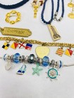 Jewelry Lot Beach Nautical Earrings  Bracelet Necklace Watch Beach Lake Cruise