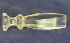 Antique Faceted Crystal Wax Seal Stamp C Intaglio