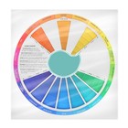 Color Learning Wheel Makeup Guide Card Travel Colour For Artists Small Drawing