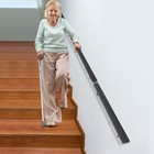  Stainless Steel Stair Rail 101x9 8cm - Baking Paint Wall Mount  90kg Capacity