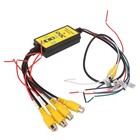 Car Backup Camera Splitter Switch 4 Input 1 Output Intelligent Car Video Switch   