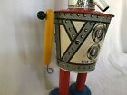 Mr  Sandman     The Robot  Sand Tin Toy Set 1940 50s By Wolverine Usa  Vintage