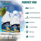 Epoxy Resin Industrial Coating  Uv Stable  Self Leveling  Clear Boat Epoxy 