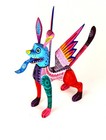 Oaxacan Wood Carving Javier Blas Coco Dante Dog Oaxaca Mexican Folk Art Alebrije