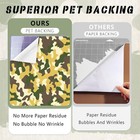 Camo Permanent Vinyl - 12 Sheets 12 X 10inches Colorful Camo Permanent Adhesi   