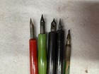 Vintage Dip Pen Holders   Mechanical Pencil Lot Mixed Colors Wood   Metal