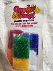 7 Vtg Eze makit bakit Stained Glass Suncatcher Forms W 1 Plastic Crystal Pack