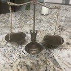 Vintage Buddha Balance Scales Brass