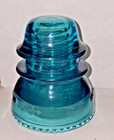 Vintage Collectable Aqua Blue Glass Insulator Made In U s a  Hemingray 42 Style