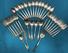 34 Pcs Fortune 1939 Silverplated  Spoons Forks    By Tudor Plate No Monogram