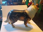 Vintage Enesco Porcelain Collie Dog Figurine Made In Japan