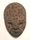 Hand Carved Indonesian Batik Wooden Mask Bali Cultural Wall Art Decor 3 5x5 5 