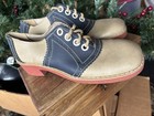 1970 s Vintage Gaymode  Saddle Shoes Us Wms Size 7ish Not Marked See Pics Heels