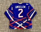 France National Team Nike Game Worn Hockey Jersey Amsellum  2 Size 56