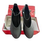 New Capezio Women Junior Footlight Character Professional Dance Shoes Black 8 5