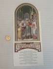 Vtg The Marriage Of The Virgin Holy Ephemera 2-sided Christian Art Mary Gabriel