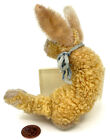 Weird Steiff Woolen Rabbit W Mohair Ears 1930s Ff Button Missing Front Legs Rare