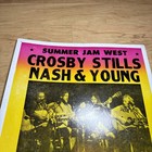 Crosby Stills Nash   Neil Young 1974 Concert 70s Tour Poster The Beach Boys Read