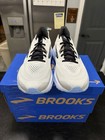 Brooks Ghost 18 Men s Low Top Lace-up Running Sneaker Mesh White Black Blue