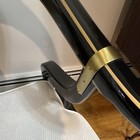 James Mont Style Vintage Lacquered Horseshoe Chair