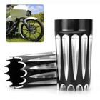 Aluminum Cnc Black Fork Boots Cover For Harley Touring Road King Electra Glide