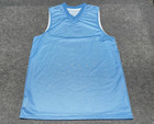 Reversible Baby Blue White Tank Basketball Jersey Medium  2 Sleeveless Shirt