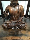 13    Wooden Meditating Buddha Statue Hand Carved Sculpture Figurine Wood Decor