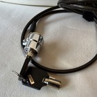 Keyed Laptop computer Security Cable Lock Anti-theft W  2 Keys  Black