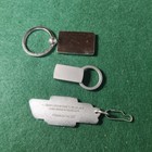 Lot Of 3 Chevrolet Bowtie Logo Keychains   Key Rings