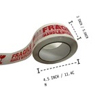 4 Rolls Yards Packing Shipping Box Tape 2 x100 Y Fragile Shipping Sealing Tape