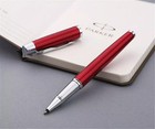 Red Parker Im Series Rollerball Pens Fine Nib Black Ink Refill No Box