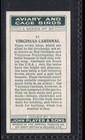Virginian Cardinal - 90   Year Old English Tobacco Card   41