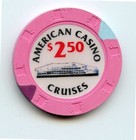 2 50 Chip From The American Casino Cruises West Palm Beach Florida