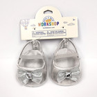 Build A Bear Workshop Silver Sparkle Heels Teddy Bear Toy Shoes