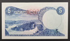 Uganda Banknote 5 Shillings 1966 P-1 River And Waterfall Crisp Note  Unc