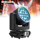Upgrade 19x15w Rgbw Led Zoom Moving Head Stage Light Beam Wash For Club Disco Dj